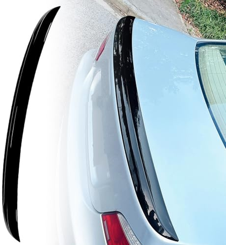 FINMOKAL glänzend schwarzer ABS-Heckspoilerlippe, Heckspoiler, kompatibel mit 2004–2010 BMW 5er E60 – M5-Stil