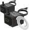 Bomba de Agua Mini 5W 350L/H (Pack de 2 Unidades), con Funcionamiento Ultrasilencioso. Incluye Cable de 1.5 m y 2 Boquillas. Ideal para Fuentes y Sistemas Hidropónicos.