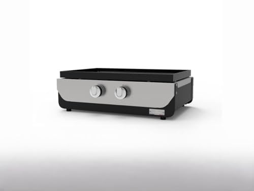 LE MARQUIER Plancha Original Gaz 260 Duo + Desserte + Housse de Protection