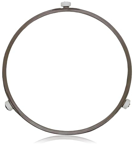 Mikrowellen-Drehteller-Ring, 17,8 cm, Mikrowellen-Drehteller, Ersatzteile mit 3 glatten Rollen, universell passend für die meisten Mikrowellen
