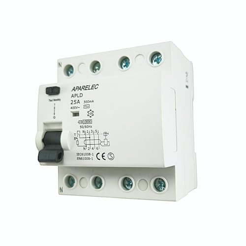 Webatel Interruptor Diferencial Tetrapolar 300mA 400V 50/60Hz (25A)