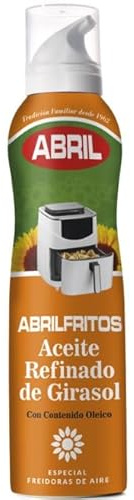 Huile de Tournesol en Spray pour Friteuse à Air 200 ml – AbrilFritos – Pack de 3