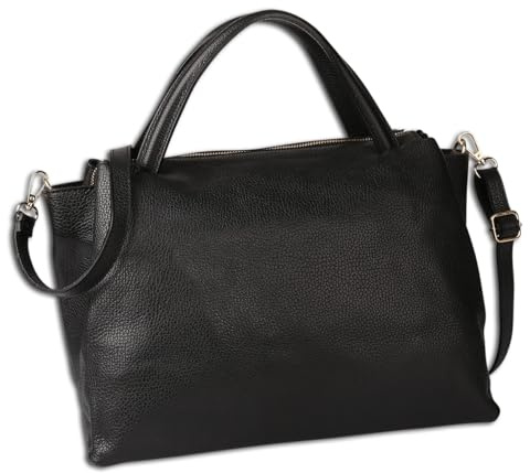 Toscanto Handtasche schwarz groß 36x25x18cm OTT184HS1