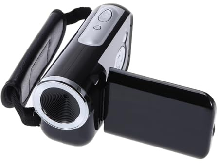 Kichvoe Caméra Vidéo Numérique Écran Tft 2 Pouces 16mp Interpolation Portable Mini Appareil Photo Léger en Plastique Fonctionne 3 Piles AAA pour Vlogging et Enregistrement