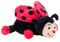 Schaffer 4340 Kuscheltier Plüsch Marienkäfer Bolle, 11 cm, Rot/Schwarz