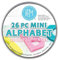 Toy Zany Alphabet Mini 26 Piece Cookie Cutter Set