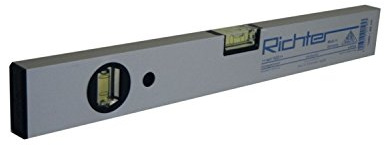RICHTER LM-Wasserwaage, silber eloxiert ohne Magnet, länge 1200 mm, 1 Stück,1080/120CM
