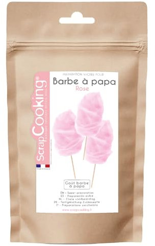 Zubereitung für Zuckerwatte rosa 400 g