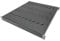 DIGITUS Fachboden - Variable Tiefe - Zum Festeinbau - 19-Zoll - 1HE - Traglast 50 kg - Für Netzwerkschänke & Serverschränke - Ab 800 mm Schranktiefe - 1HE - Schwarz