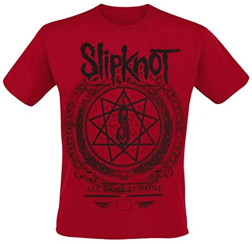 Slipknot Blurry Männer T-Shirt dunkelrot L 100% Baumwolle Band-Merch, Bands