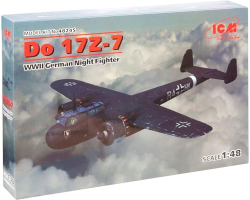 ICM 48245 Do 17Z-7, WWII German Night Fighter Modellbausatz, grau
