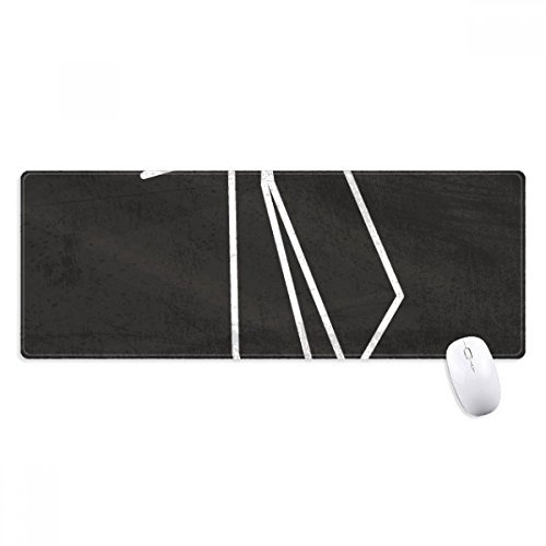 beatChong Abstrakt Origami Pinguin Geometrische Form Griffige Mousepad Große Erweiterte Spiel Büro titched Kanten Computer-Mat Geschenk