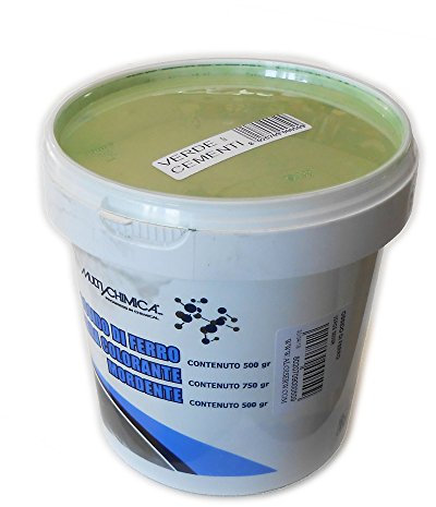 Multichimica ossido di ferro in polvere pigmento colorante da 500gr (nero)