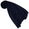 Lorenzo Cana Luxus Pashmina Damenschal Schaltuch 100% Kaschmir Kaschmirschal Kaschmirtuch 78302777, Marineblau, 70 x 200 cm