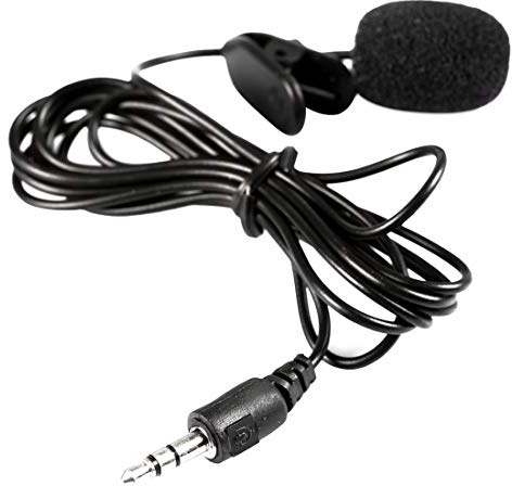 qianzhi Micro Micro-Cravate 3.5Mm Mains Libres pour Guide De Conférence, Enseignement, Conférence Haut-Parleur Externe