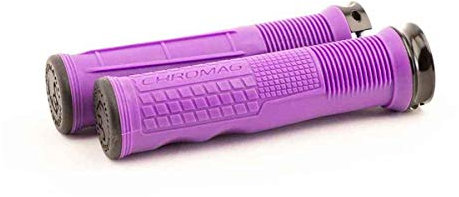Chromag Griffe für Mountainbike, MTB, Cycle/VAE/E-Bike, Erwachsene, Unisex, Purple, Länge 143 mm