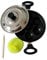 Sahishnu Online & Marketing Non Stick Appam Patra Induction Base, Appam Maker With Lid, 7 Pits, 1 Spatula, 1 Scrubber