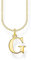 THOMAS SABO Letter G 925 Sterling Silver KE2016-001-21 Necklace