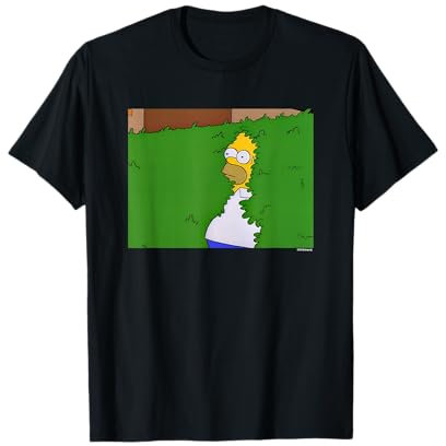 Los Simpsons Homer Meme Arbusto Camiseta