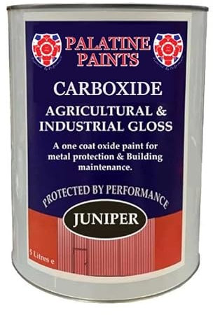 Palatine PaintsProtected By Performance Agricultural Engineering Farm Machinery One Coat Oxide Gloss l 1lt | 2.5lt | 5lt (1 Lt, Post Office Red)