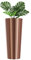 wuuhoo® Pflanzkübel Holly in Silber & Roségold aus Edelstahl - wetterfeste Bodenvase, Blumenkübel frostbeständig für Innen & Außen mit Pflanzeinsatz, Pflanzentopf - Maße: Rose: 49 x 110 cm