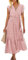ASOMI Kleid Damen Sommer Boho: Blumen Herbst Wickelkleid Frühling Mode Lang Maxikleid V-Ausschnitt Casual Kurzarm Strandkleid Langarm Rüschen Freizeitkleid mit Gürtel 2121 Rosa 36
