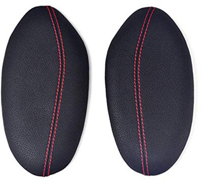 Autotür Armlehnenpolster,Auto Kniestützkissen Autotür Armpolster Auto Beinkissen Leder Auto Center Console Kniekissen Soft Pad Autositzkissen Leder Kniepolster für LKW SUV Van
