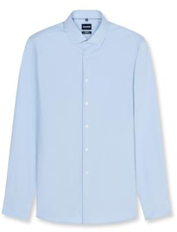 OLYMP Herren Oberhemd Langarm 073464,Twill,Level 5 Body fit (15.05.2015 - F16),Modern Kent