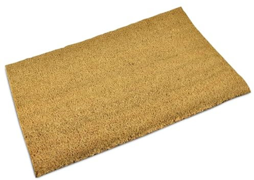 ASAB Door Mat Dirt Trapper | Indoor and Outdoor | 60cm x 40cm | Washable Barrier Mat | Heavy Duty Non-Slip Entrance Rug | Shoes Scraper | Super Absorbent | Front Door Mat Carpet - Plain