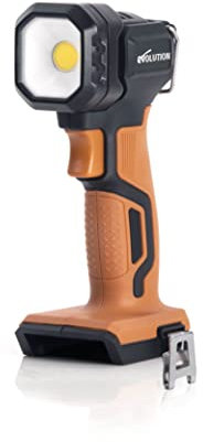 Evolution Power Tools R1000TOR-Li - Portable Cordless LED Work Torch - Rechargeable Light, 750/1000 Lumens, 18v Li-Ion, Battery Not Included