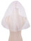 CUHZA Brautschleier,kurzer Kristallschleier Elegante Brauttüll mit Kamm Hochzeitsschleier Hochzeit Kurzschleier für JGA Junggesellinnenabschied Hochzeitsaccessoires Schleier