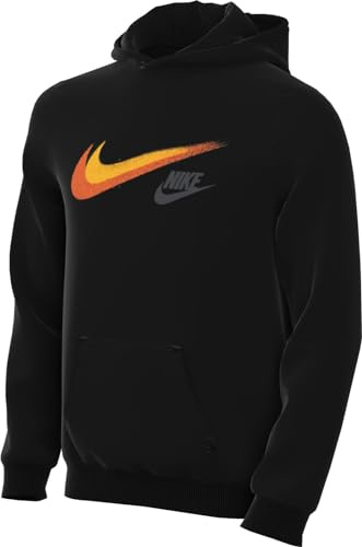 Nike Jungen Sweatshirt Sportswear SI Fleece Po Hoody Bb, Black, FZ4712-010, XS