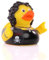 Heavy Metal - Quietscheente - Badeente - ca. 8 cm gross