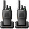 Retevis H777 Walkie Talkies, Portable 2 Way Radios, USB A-Type C, VOX, Flashlight, Clear Sound, 16 Channels, PMR446 Walkie Talkie for Adults for Family, Cycling, (Black,2Pcs)