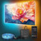PWAYTEK LED-Hintergrundbeleuchtung für Smart-TV mit HDMI-Synchronisationsbox, 4K30 Hz, LED-Lichter für 55-85 Zoll-Bildschirme, RGB-LED-Streifen, 4 m, Synchronisierung mit