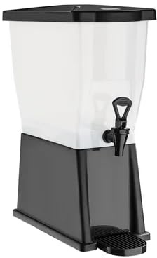 Olympia Beverage Dispenser Polyproylene Black - 12Ltr | Serves large crowds at busy events, with a lightweight, shatterproof body and non-drip gravity tap for self-service.