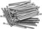 sourcing map Finishing Nails 80pcs 50mm 2 Inch Hand-Drive Hardware Carbon Steel Nail Lost Head Nail