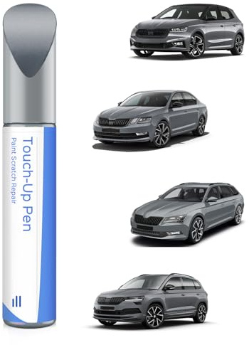 M3M3/F7A Stahl Grau Lackstift Kompatibel mit Skoda Exakte Übereinstimmung für Chips und Kratzer