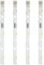 4 pezzi striscia luminosa a LED, per frigorifero Rongsheng/Hisense, compatibile con modello E349766 MDDZ-162A 1629348, DC12V 2W per frigorifero, striscia luminosa di ricambio compatibile