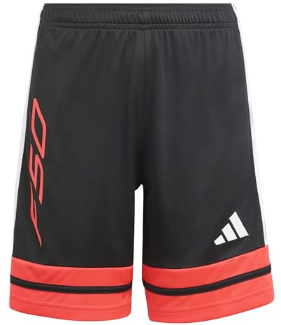 adidas Unisex Kids F50 Shorts Kids, Black/Lucid red/White, 15-16 Years