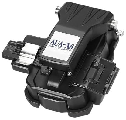 Cortadora Fibra Optica, Máquina cortadora de fibra óptica de alta precisión AUA-X6 FTTH for unión en frío/fusión en caliente con herramienta de corte de 24 cuchillas de superficie , Fácil de Operar(AU