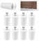 Lot de 8 butées de butée pour volets roulants, 40 mm, blanc, avec vis, butées d'extrémité, protection complète pour volet roulant