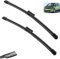 Juego de Escobillas Limpiaparabrisas para Seat Toledo KG MK4 2012-2019, Automotive Kit de repuesto de limpiaparabrisas Delanteras