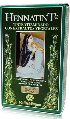 Hennatint Rubio Ceniza Tinte Henna para Cabello 60ml