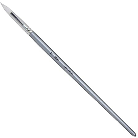 Liquitex BASICS Paint Brush, Round No. 10 | Medium-soft synthetic bristles, long smooth handles. Easy to clean, super durable and carry a good color load.