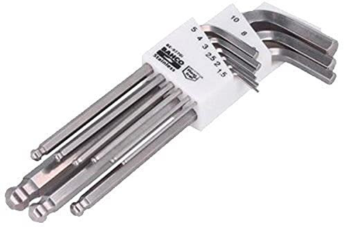 Bahco BE-9770I - Jeu De 9 Cle Allen Inox Argent 1,5-10 mm