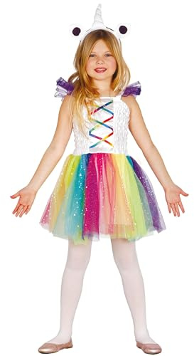 Kultfaktor Süsses Einhorn Kinderkostüm Fantasy weiss-lila-pink
