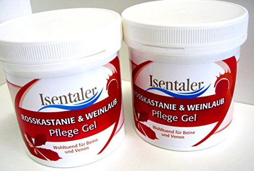 Rosskastanie & Weinlaub Pflege Gel 2 Dosen a) 250 ml - Isentaler
