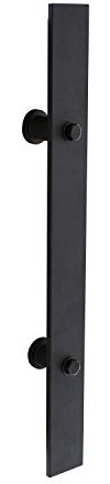 Intersteel Stoßgriff 400 x 40 mm Schwarz