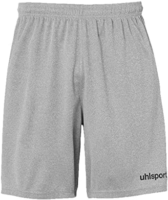 uhlsport Herren Shorts Center Basic Shorts, Dark Grau Melange/Schwarz, XXL, 100334215